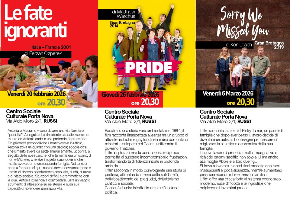 PER IL CICLO DONNA VITA LIBERTA SECONDA PROIEZIONE. GIOVEDI 26 FEBBRAIO ORE 20:30. INGRESSO GRATUITO