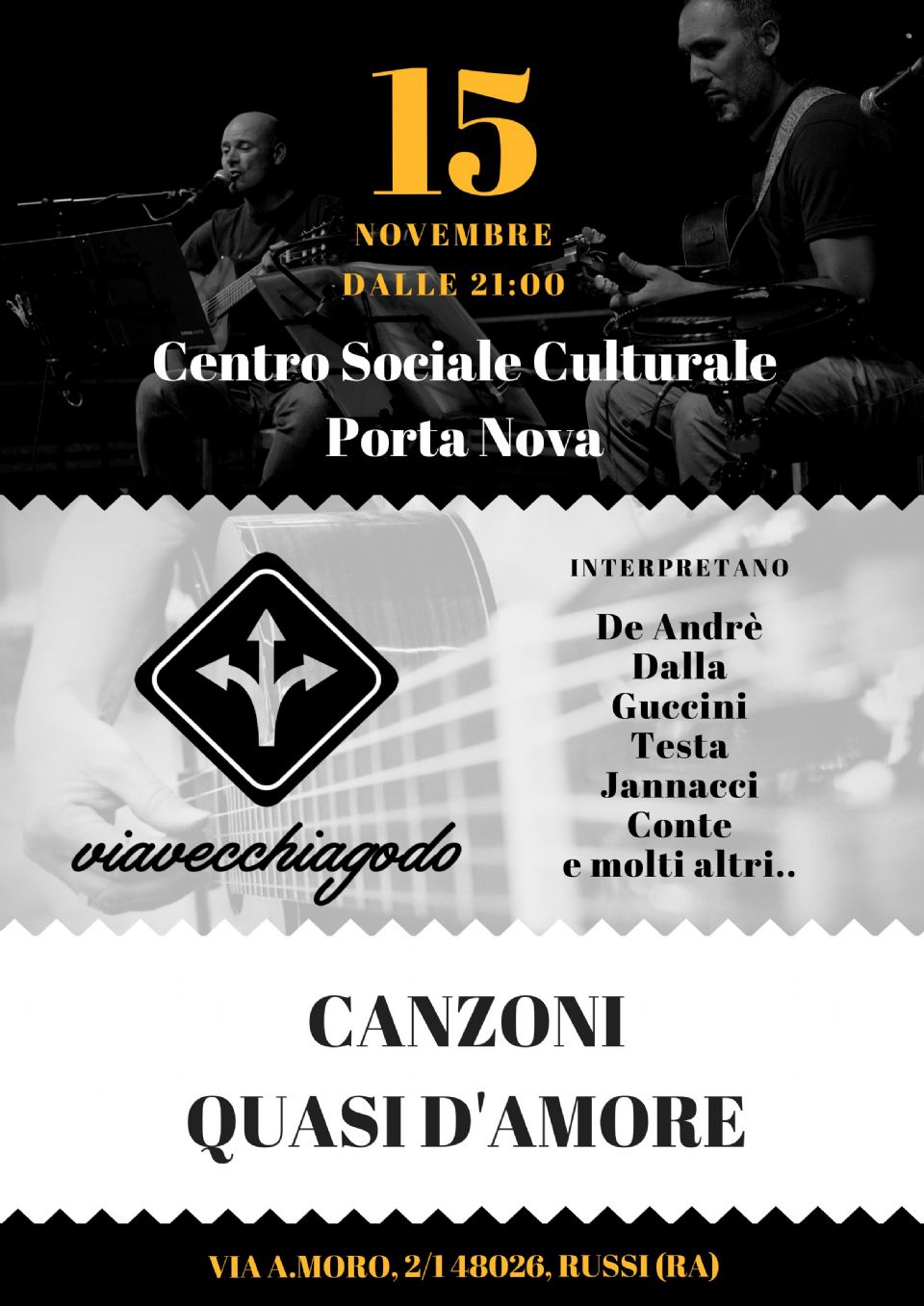 Serata Musicale CANZONI QUASI D