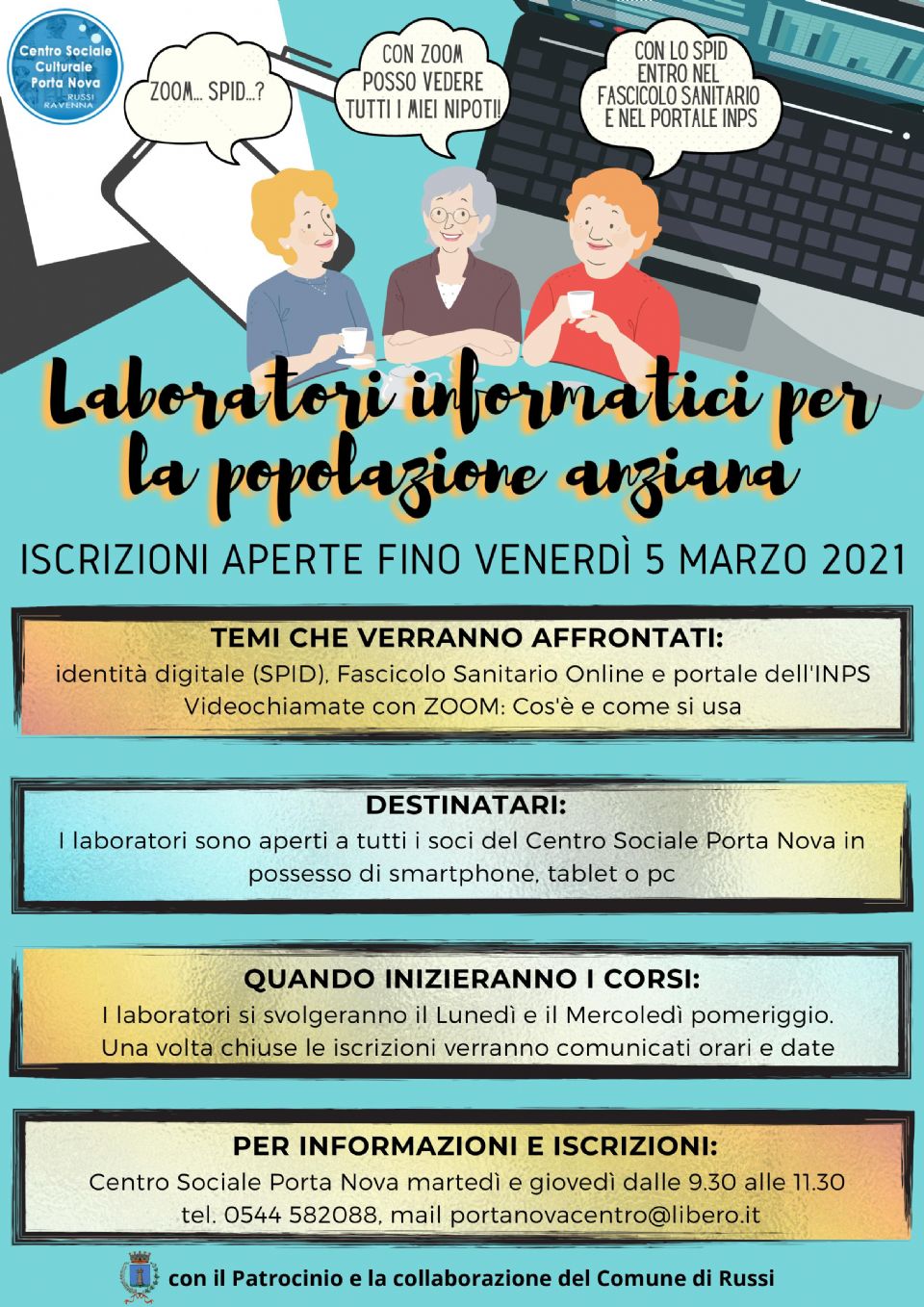 Laboratori Informatici per tutti i Soci