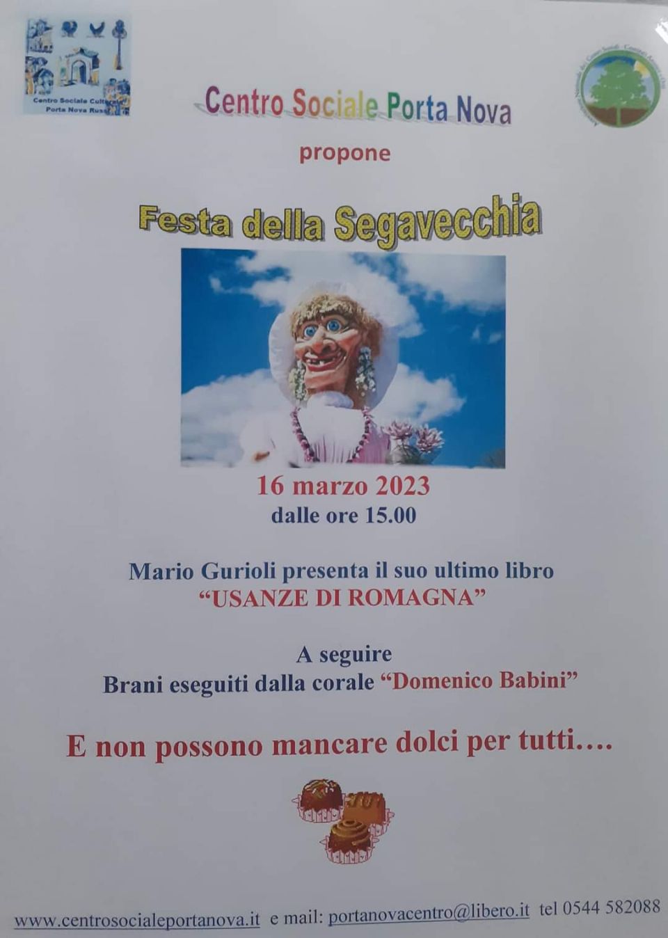 A PORTA NOVA ARRIVA LA SEGAVECCHIA