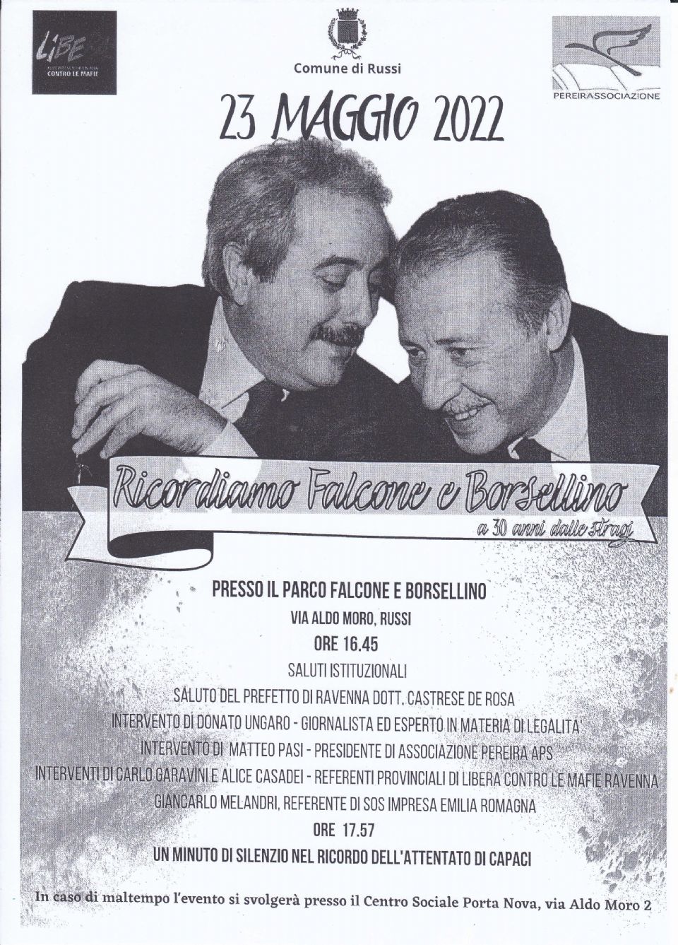 Ricordiamo Falcone e Borsellino