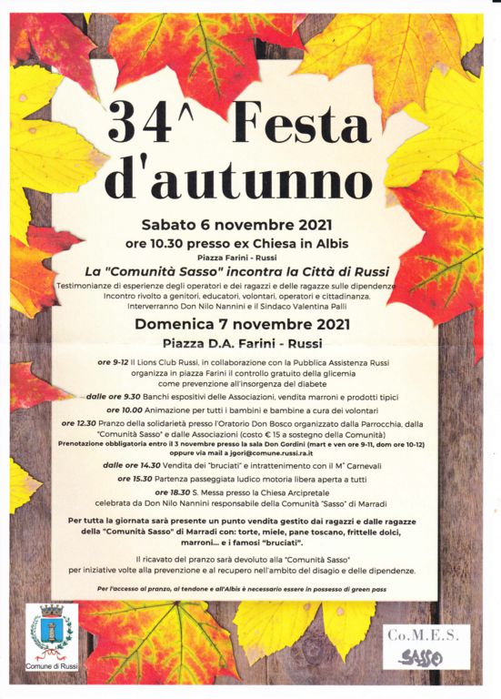 34 Festa Autunno 2021